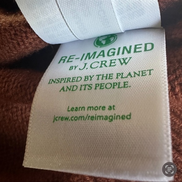 NWT J. CREW FACTORY WOOL BLEND CREW NECK SWEATER SIZE LARGE - Picture 11 of 12